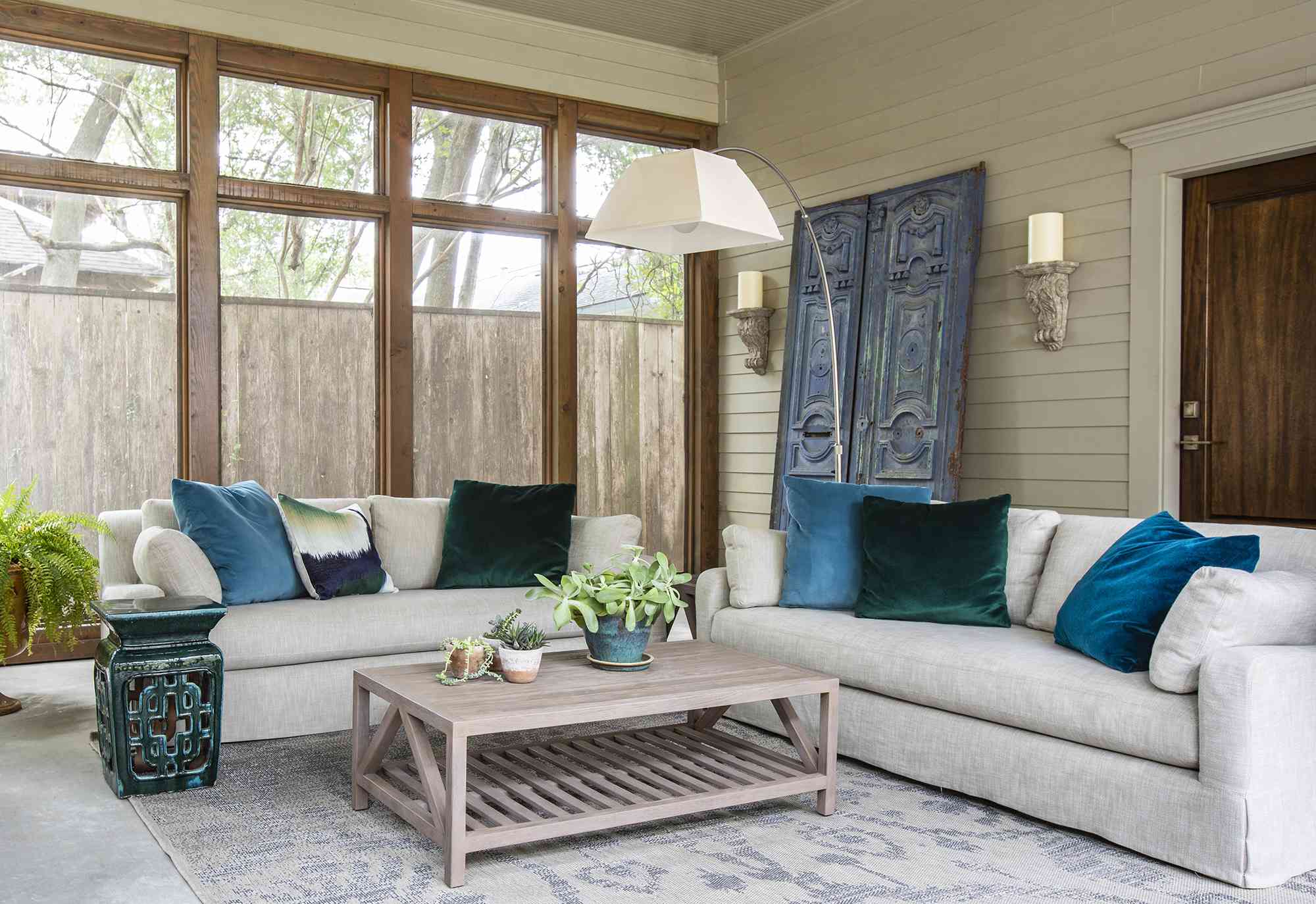 遮挡在门廊的想法