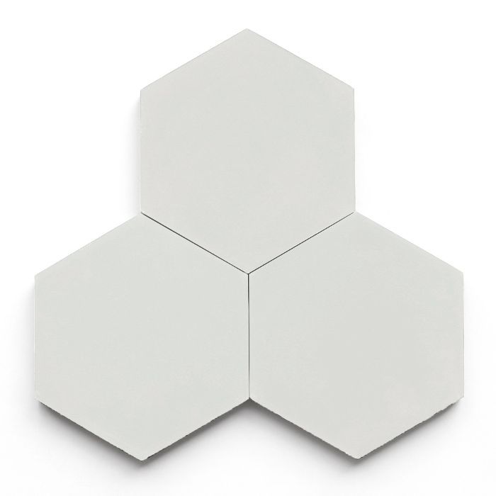 CLE瓦灰色固体六角砖