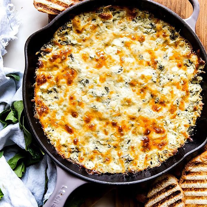 Friendsgiving食品理念 - 热菠菜朝鲜蓟浸