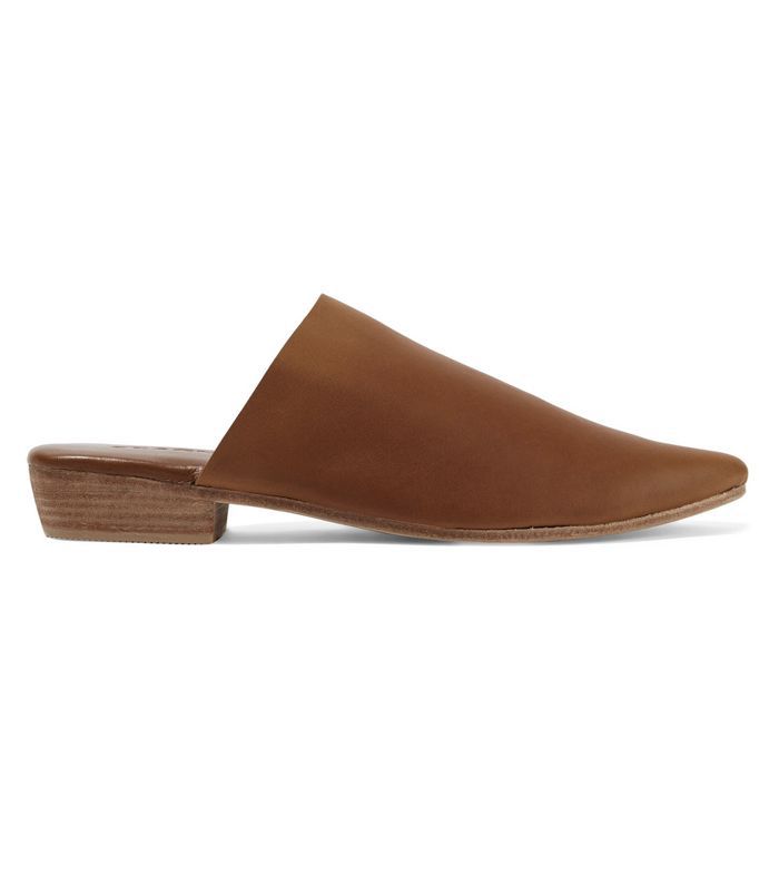 圣烈火巴黎皮拖鞋