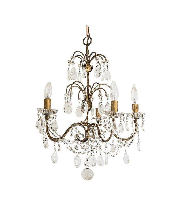 复古意大利水晶串珠吊灯