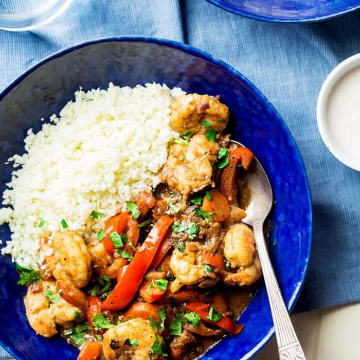 挺举虾菜花米饭，无颗粒替代进食碳水化合物。“class=