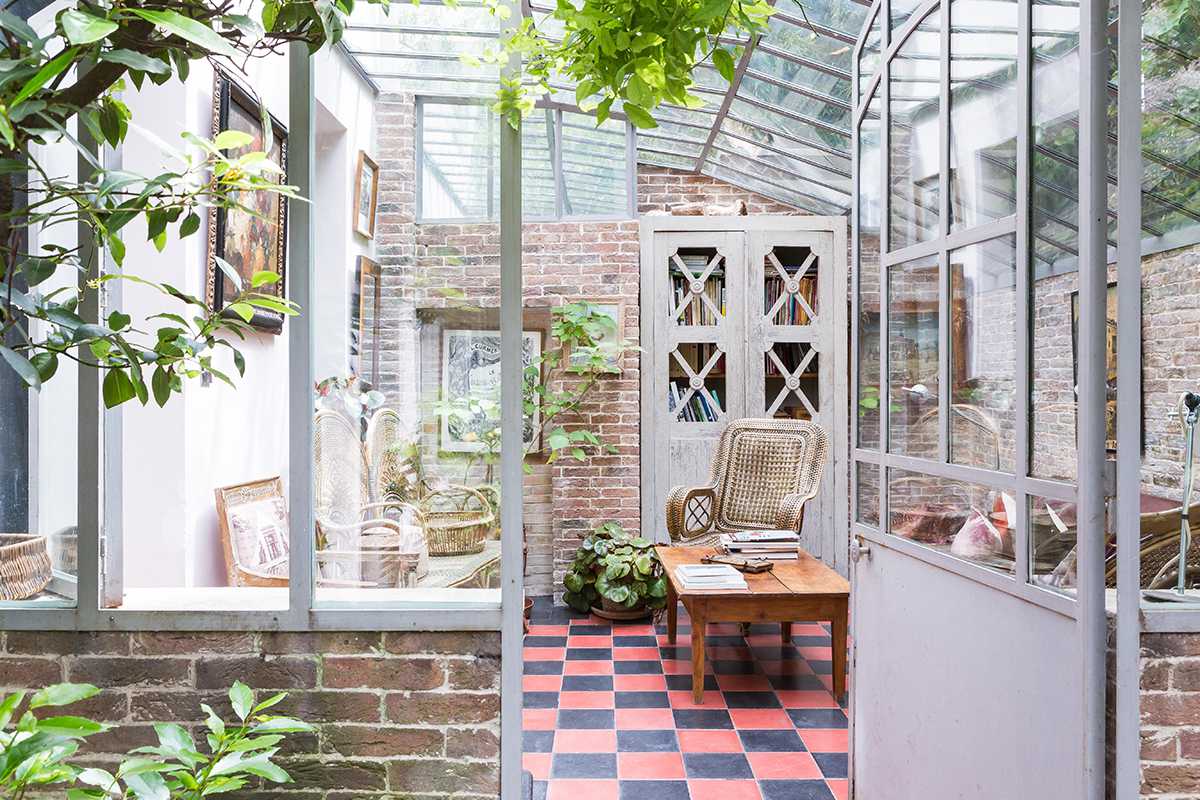 一个良好的留下法国庭院