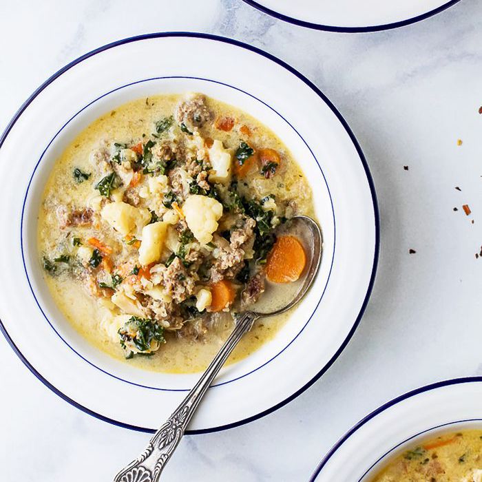 Keto感恩节食谱-即食低碳水化合物玉米汤