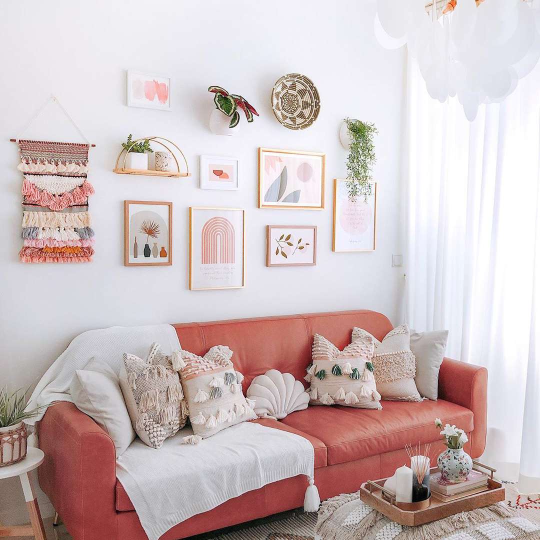 客厅地毯想法匹配的框架