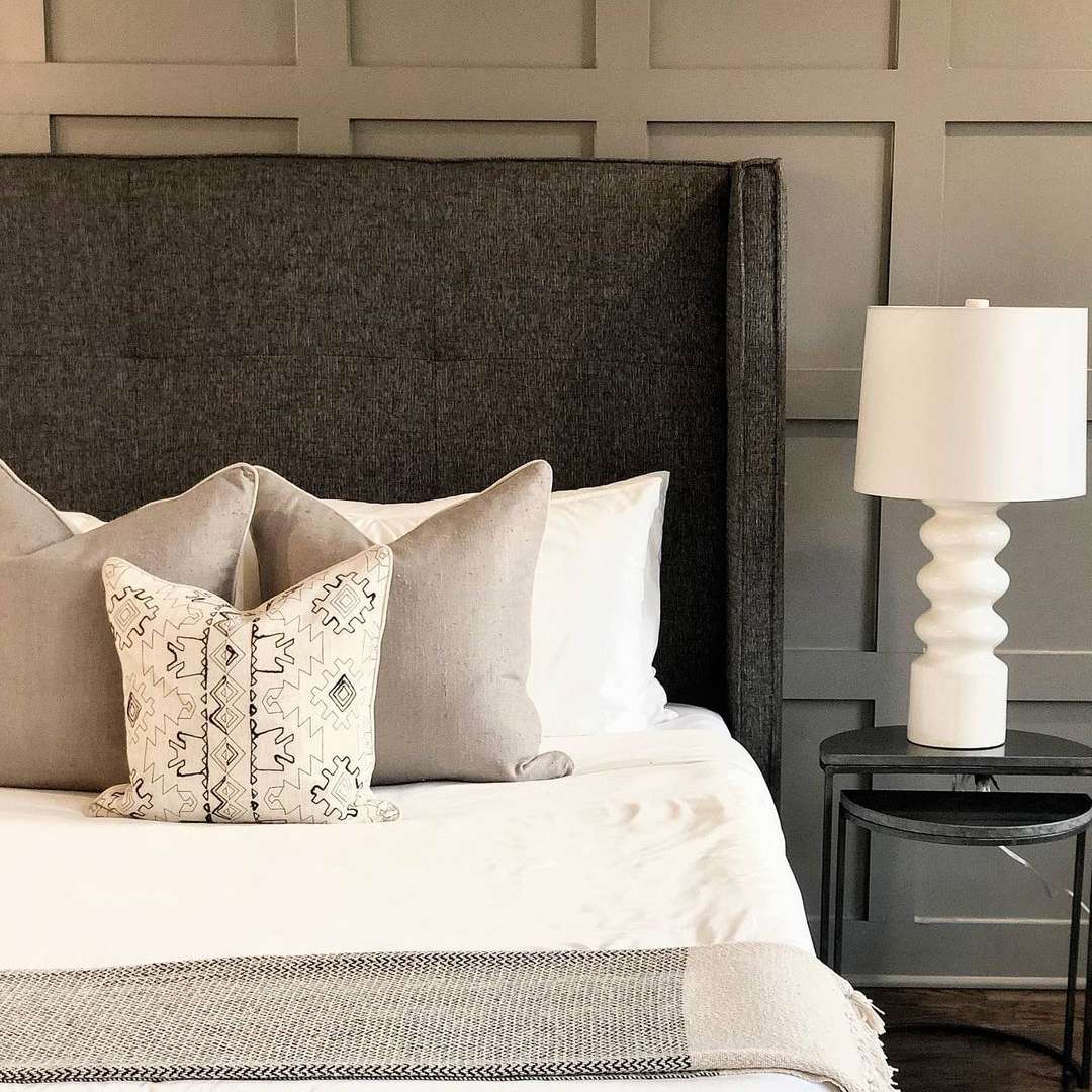 卧室用灰色纺织品