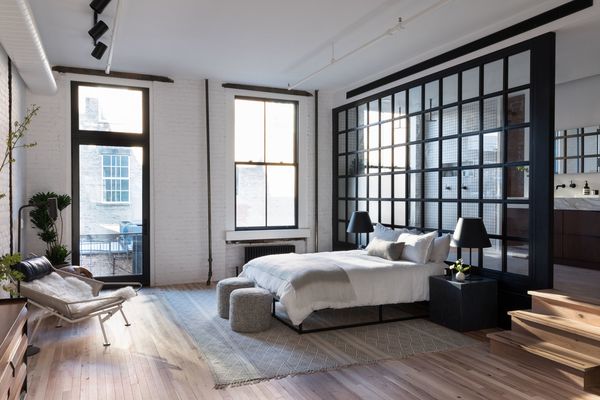 Becky Shea设计的阁楼卧室。