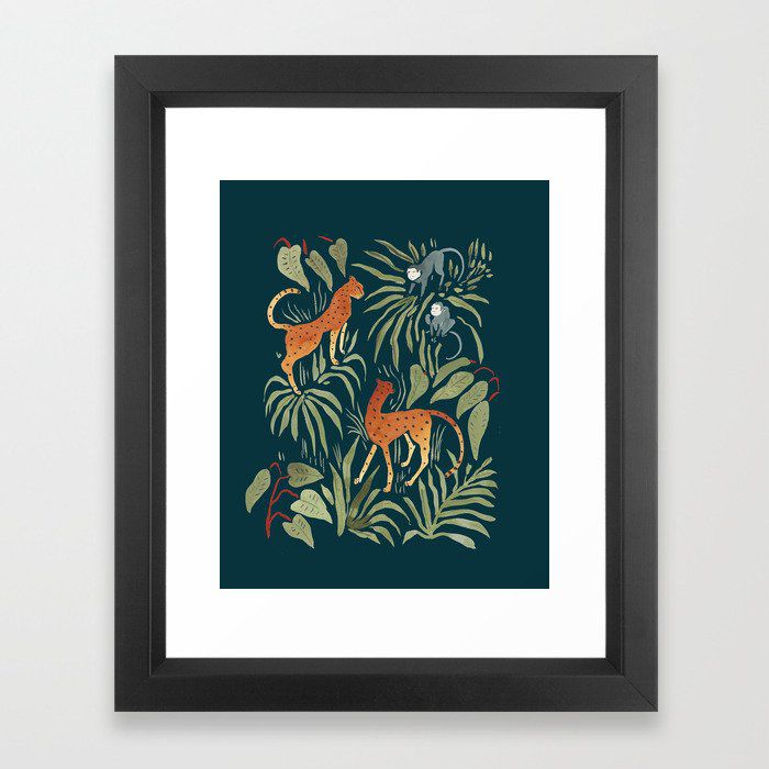 猴子企业框架艺术印刷品