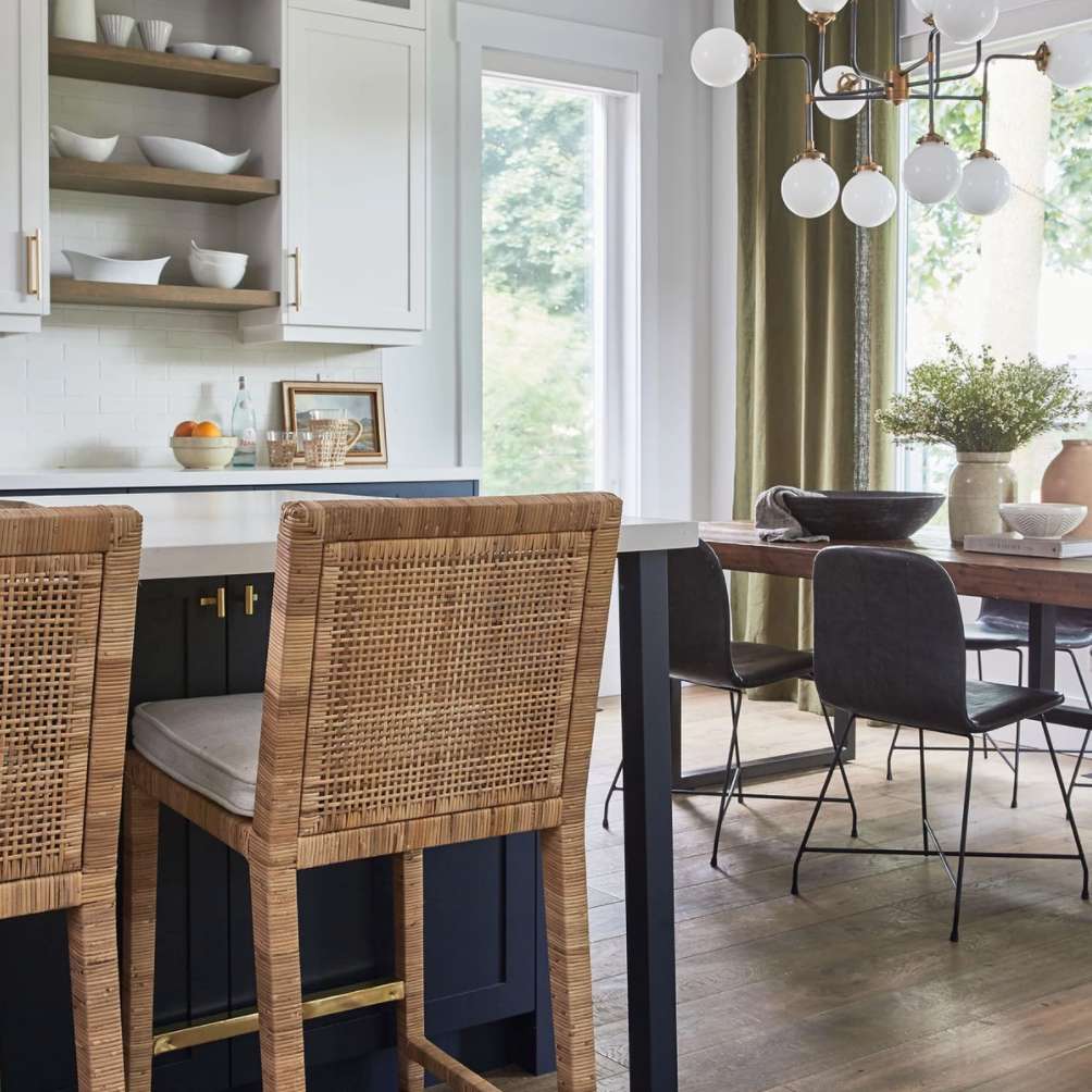 开放式厨房的橱柜