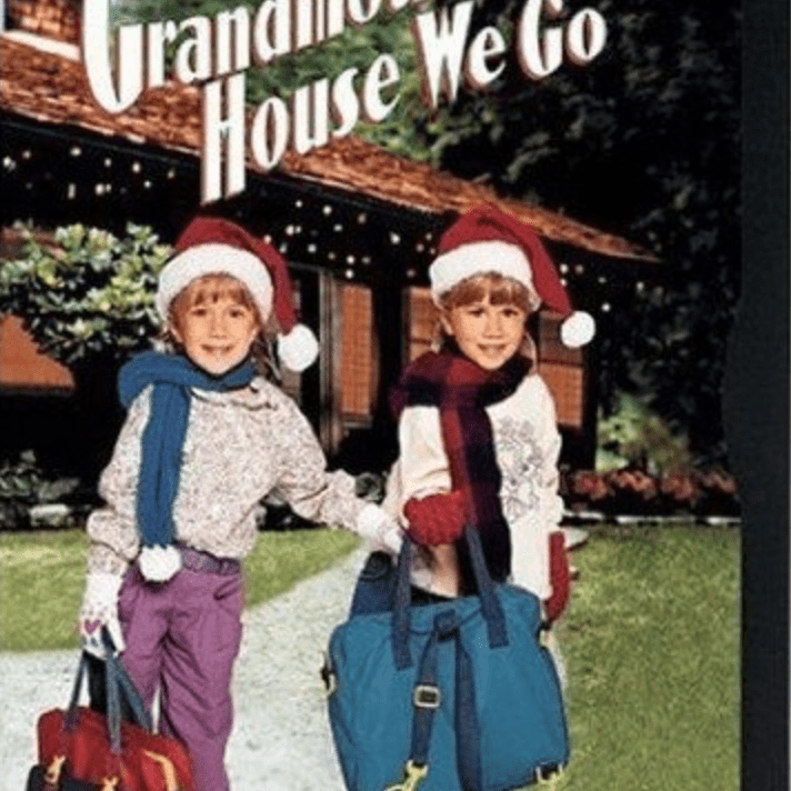 到奶奶家，我们去