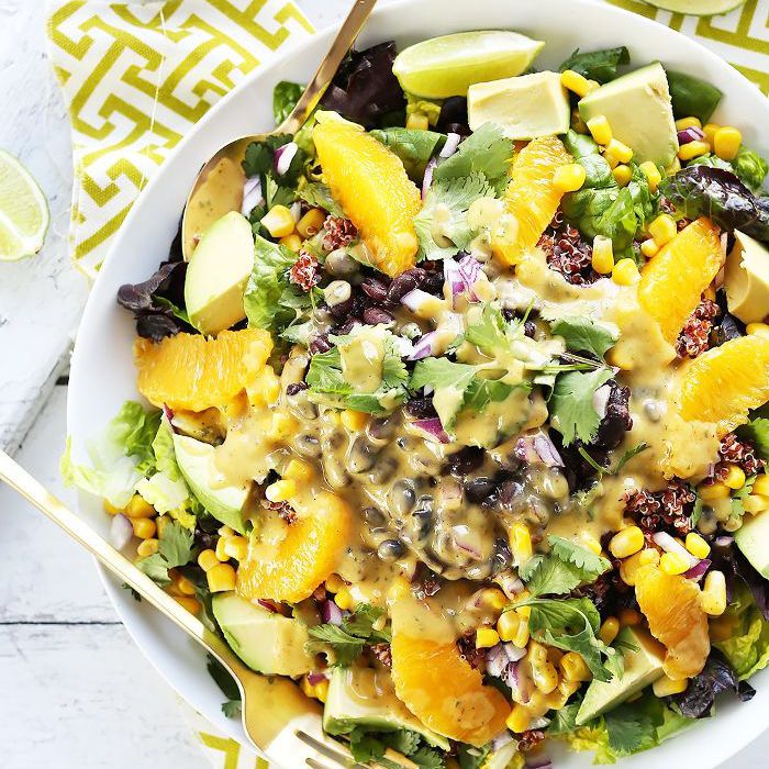 墨西哥藜碗橙色石灰更衣室