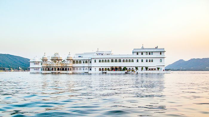宫殿在湖在拉贾斯坦邦