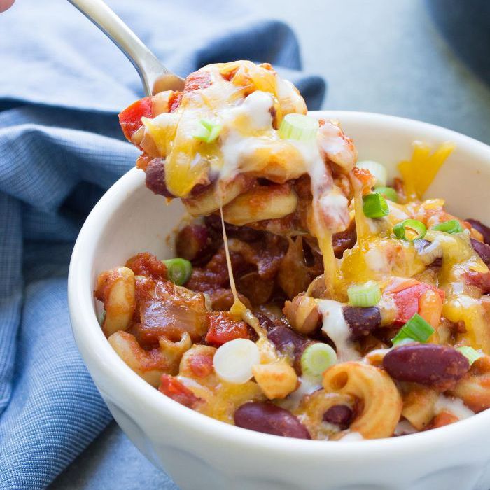 素食辣椒奶酪通心粉