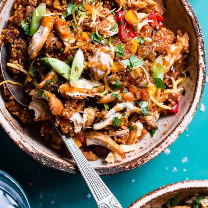 烧烤鸡藜麦砂锅