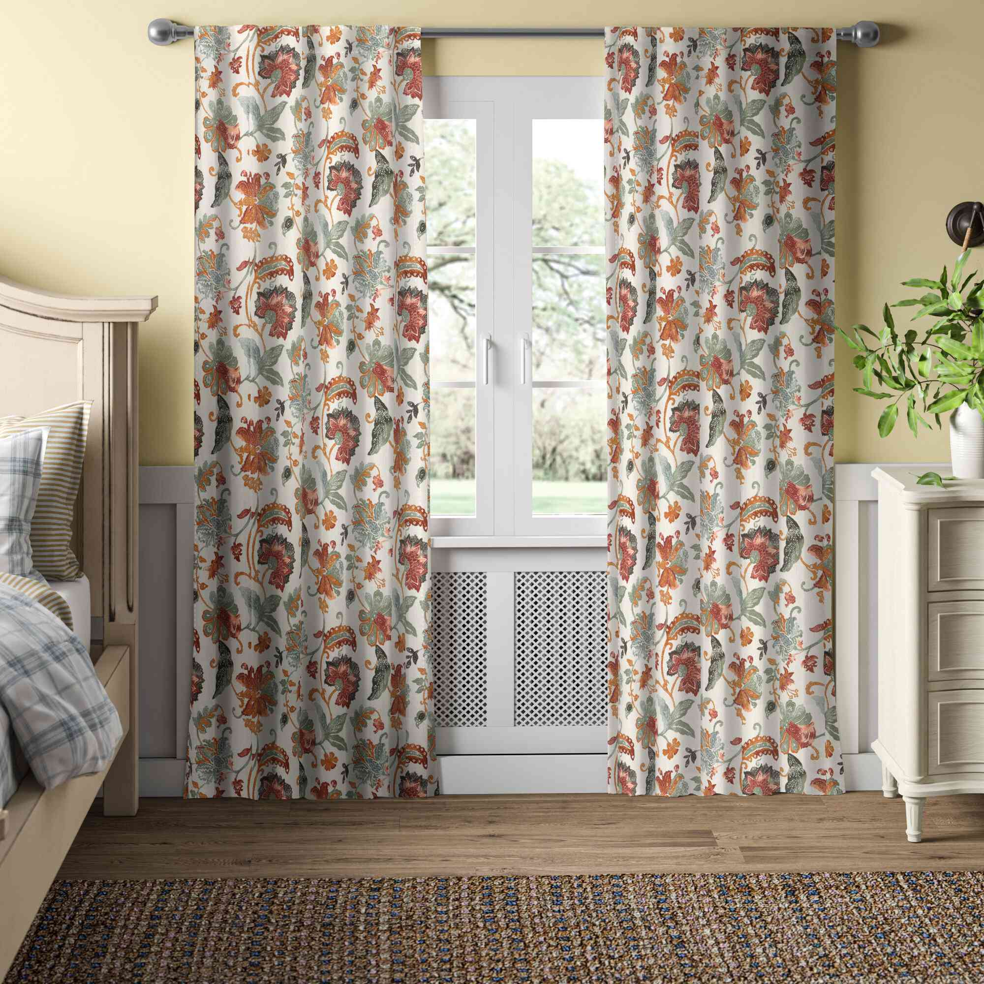 桦树巷茉莉花停电窗帘面板