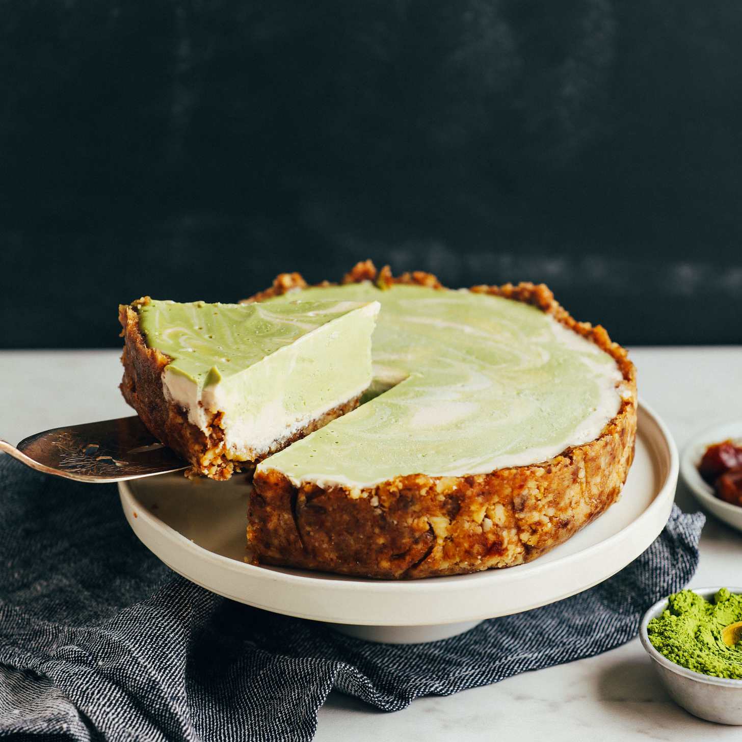 素食抹茶芝士蛋糕