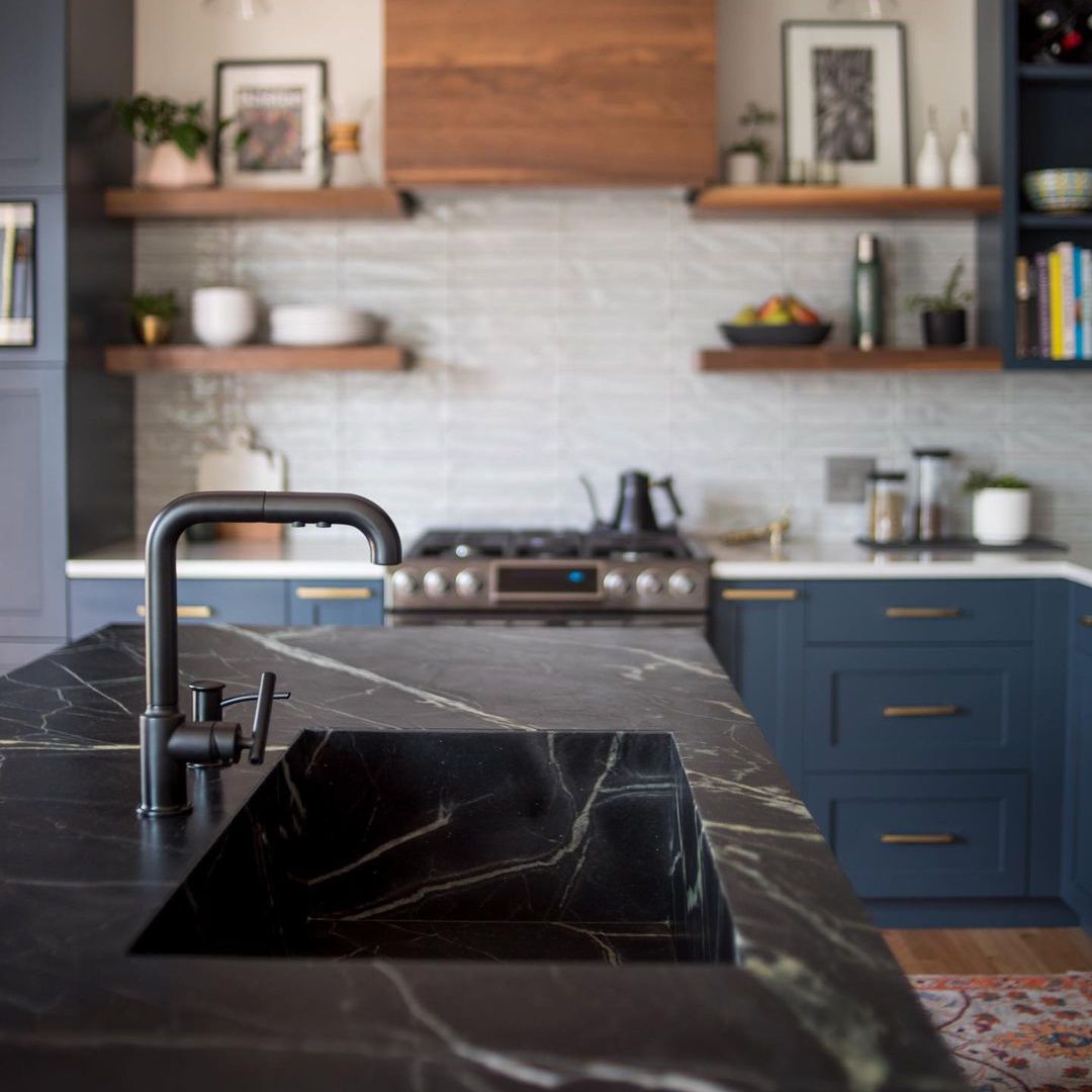 厨房用皂石台面