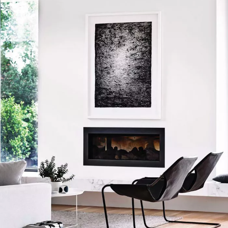 黑白相间的客厅