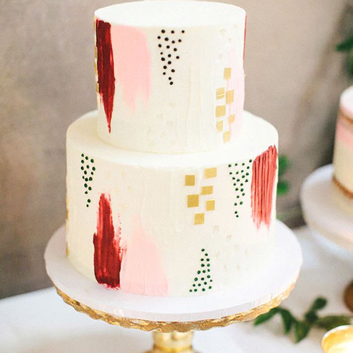 笔触婚礼蛋糕