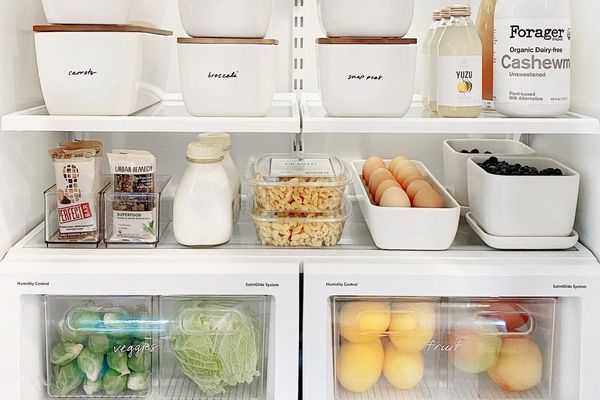 有组织垃圾箱的冰箱