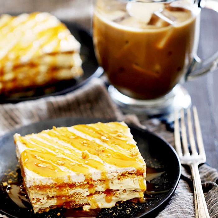 自硬焦糖玛奇朵蛋糕