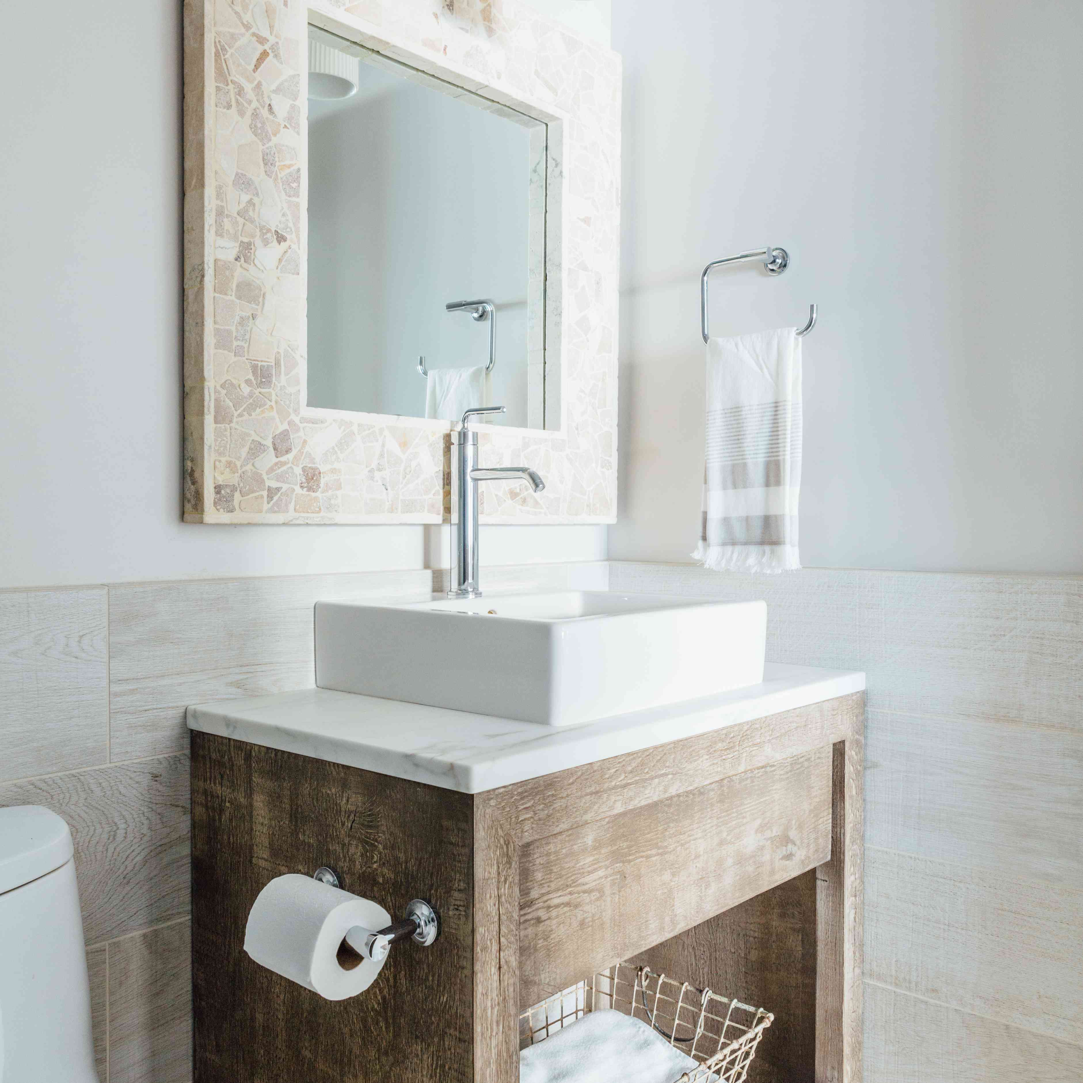 卫生间里的质朴的虚荣