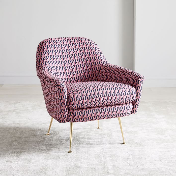 West Elm Phoebe椅子，多个印花