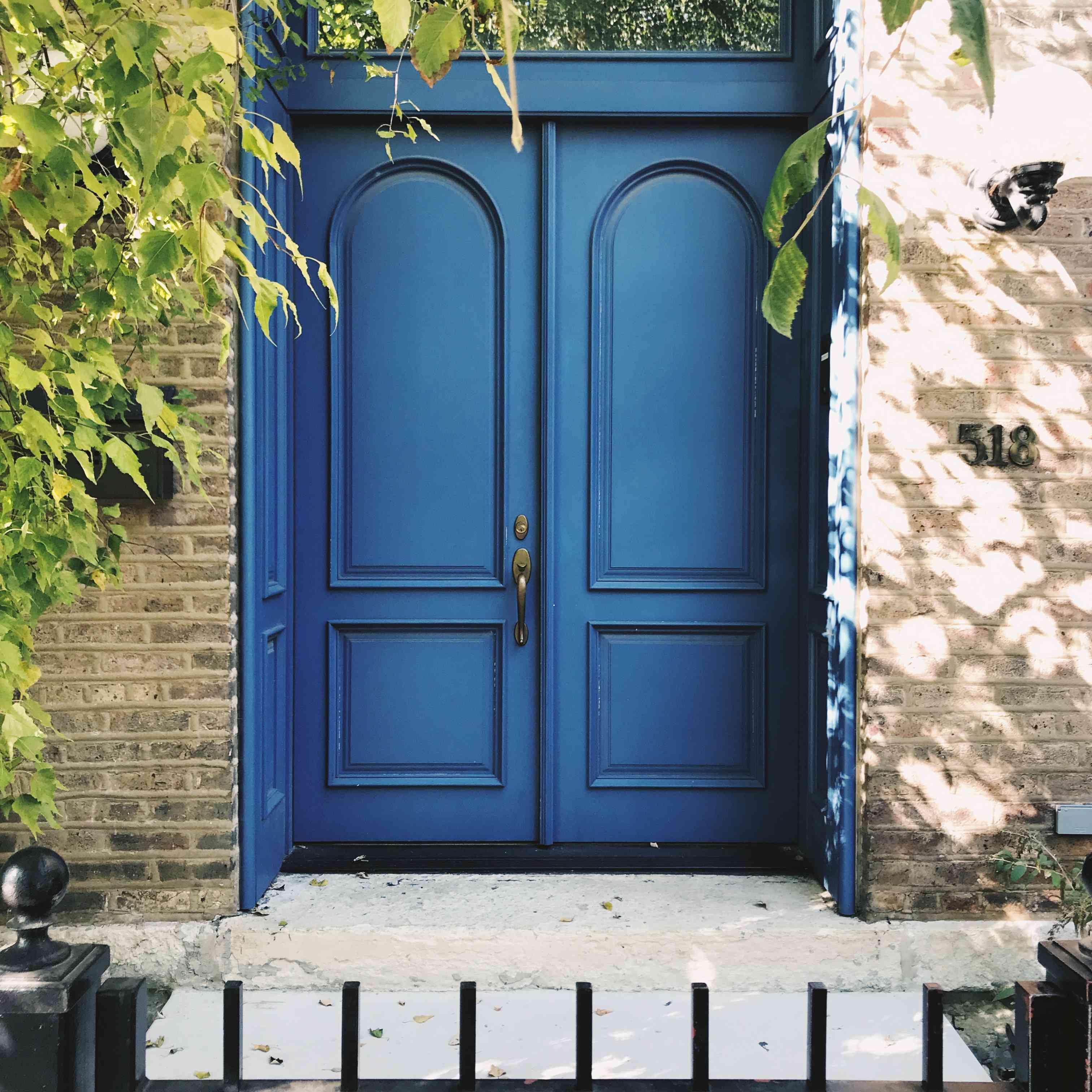 蓝门强调一个联排别墅