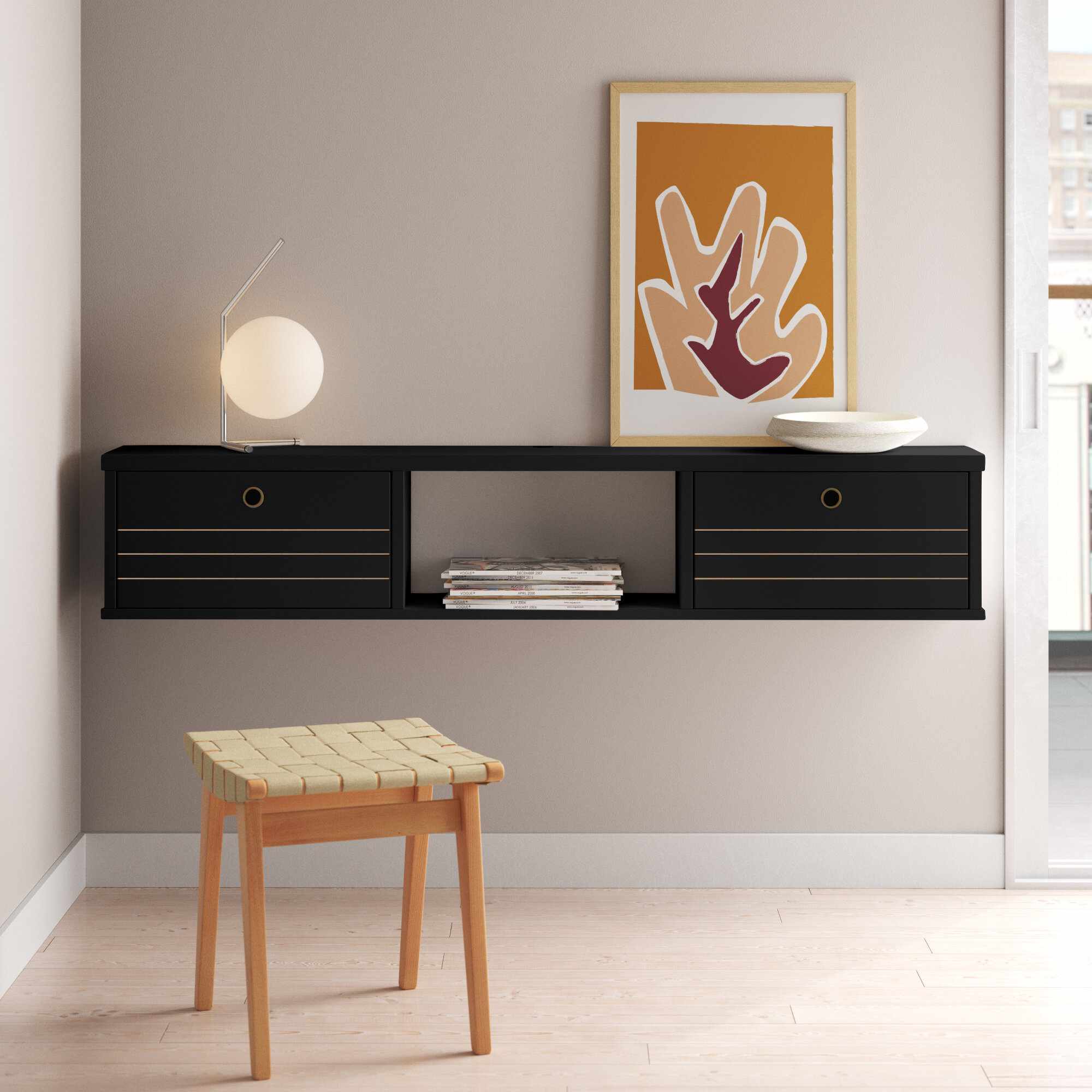 Allmodern Barry Floating Desk