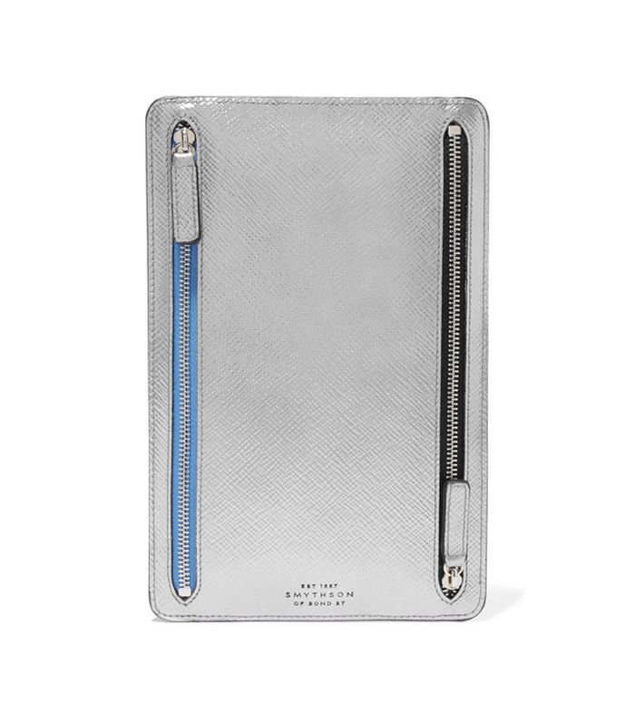 巴拿马金属质感皮革钱包