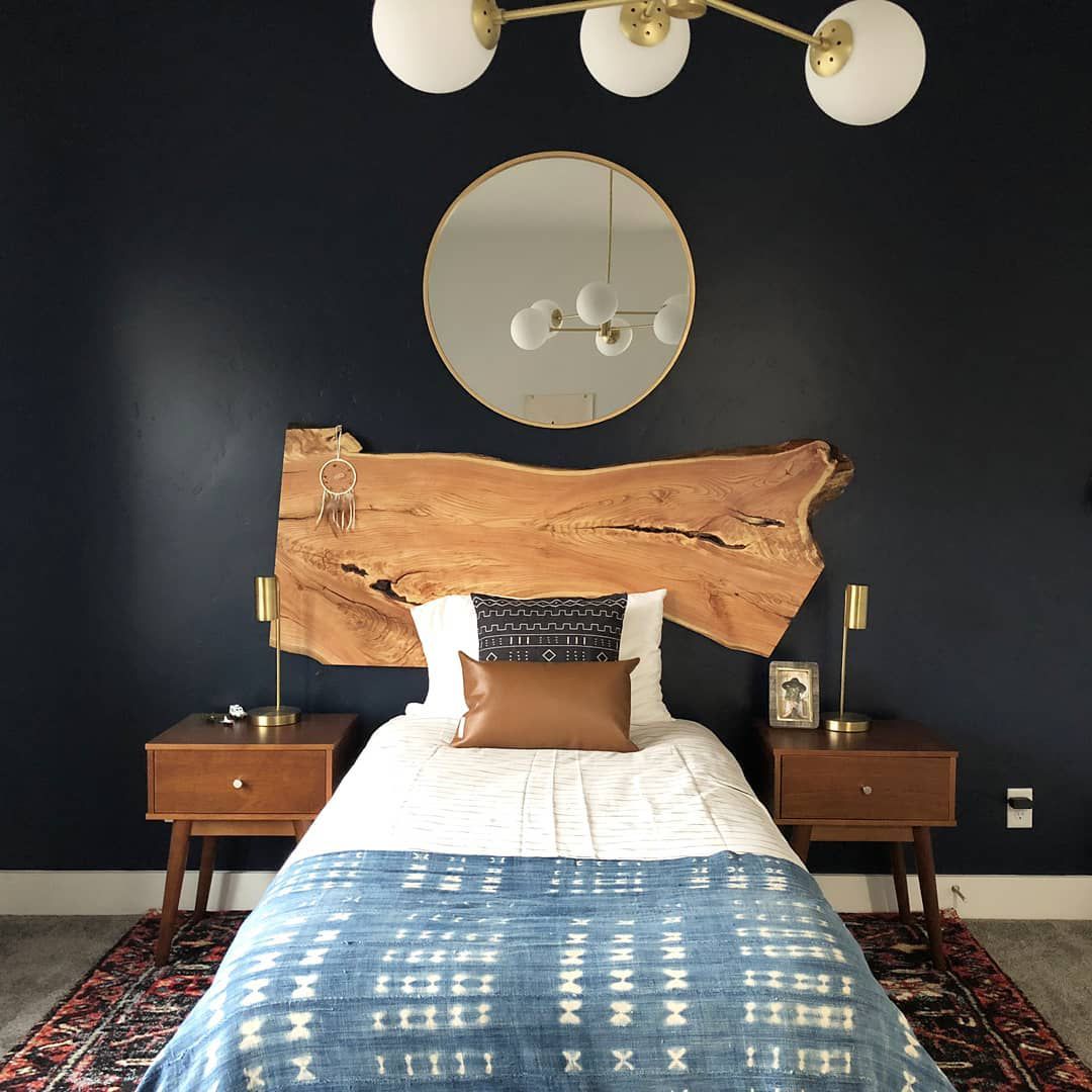 放荡不羁的黑色的卧室