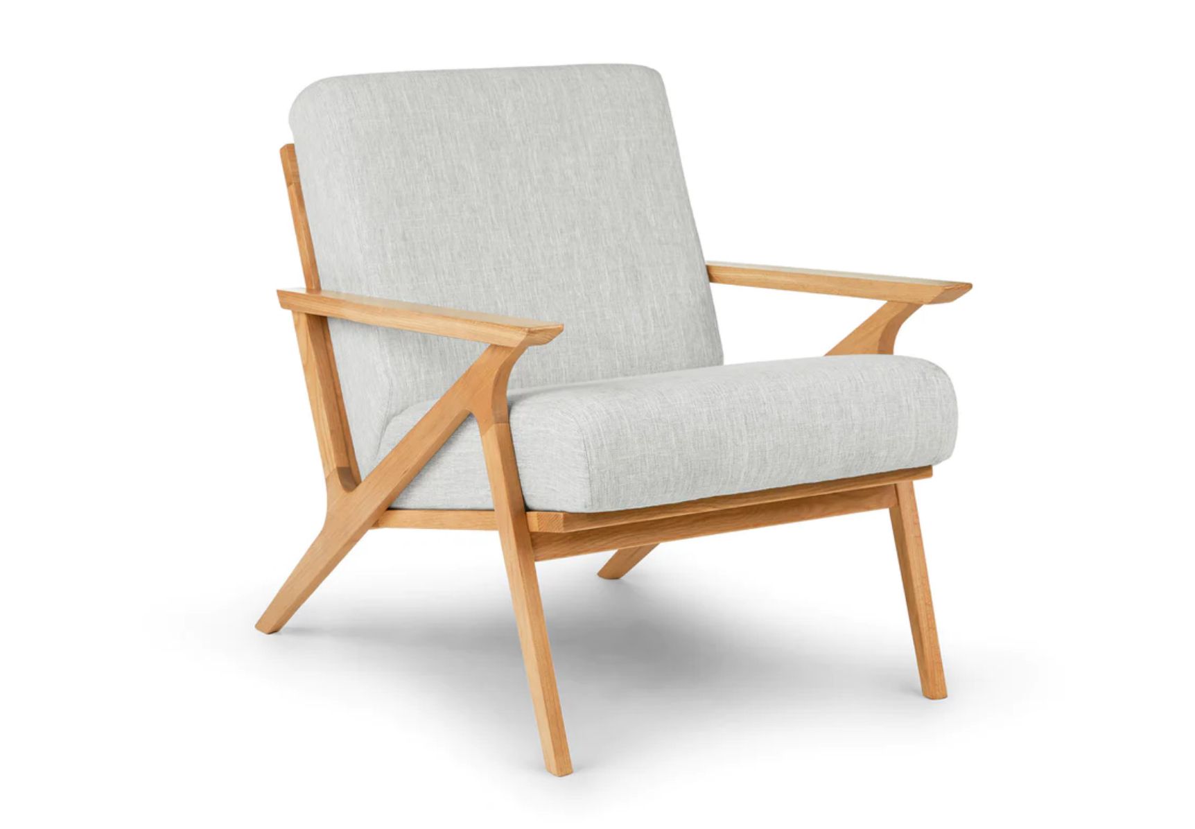 奥蒂奥雾灰色橡木躺椅