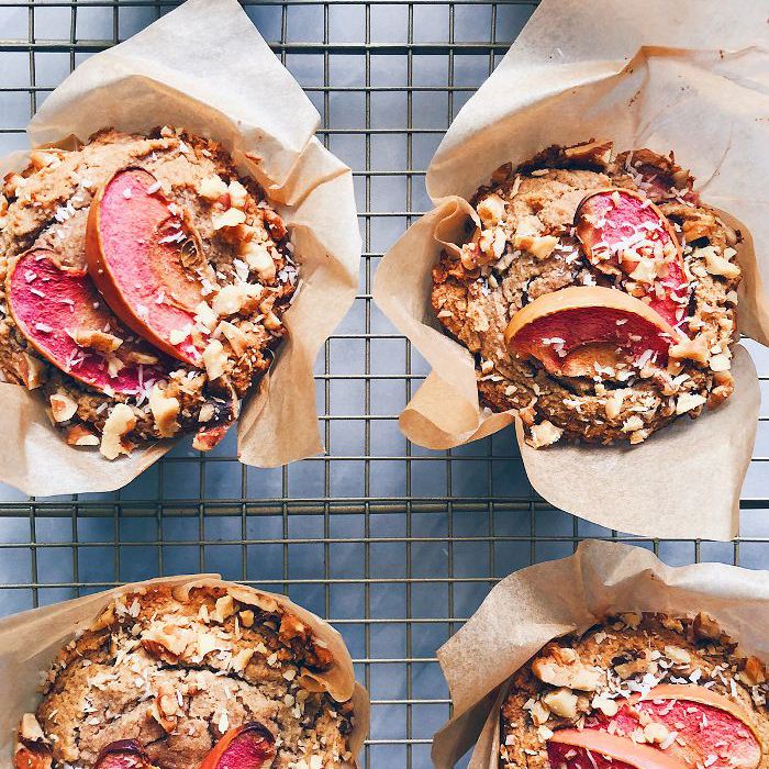 酮松饼食谱-五香苹果早餐松饼