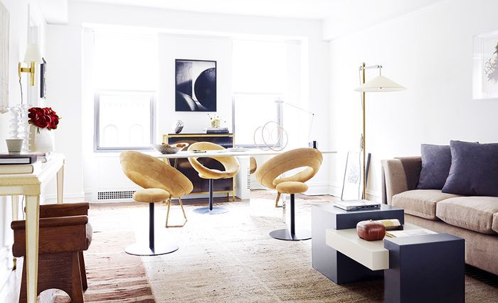 家庭办公家具柔和和白色的墙壁