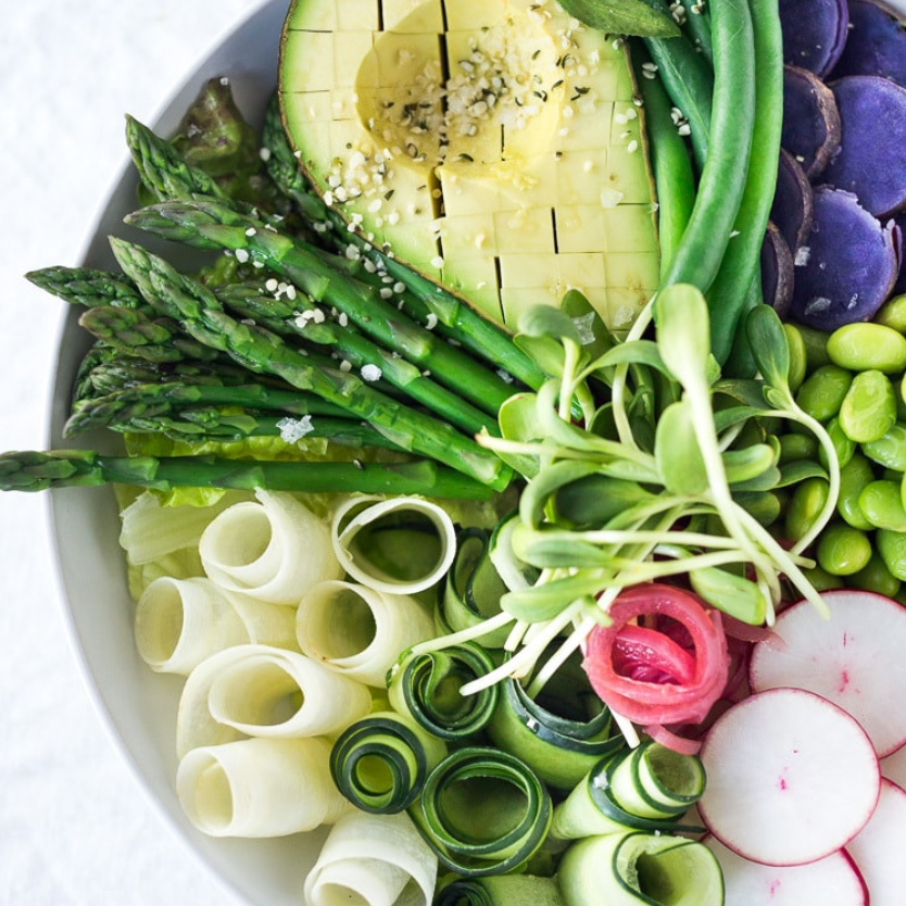 素食绿色女神碗