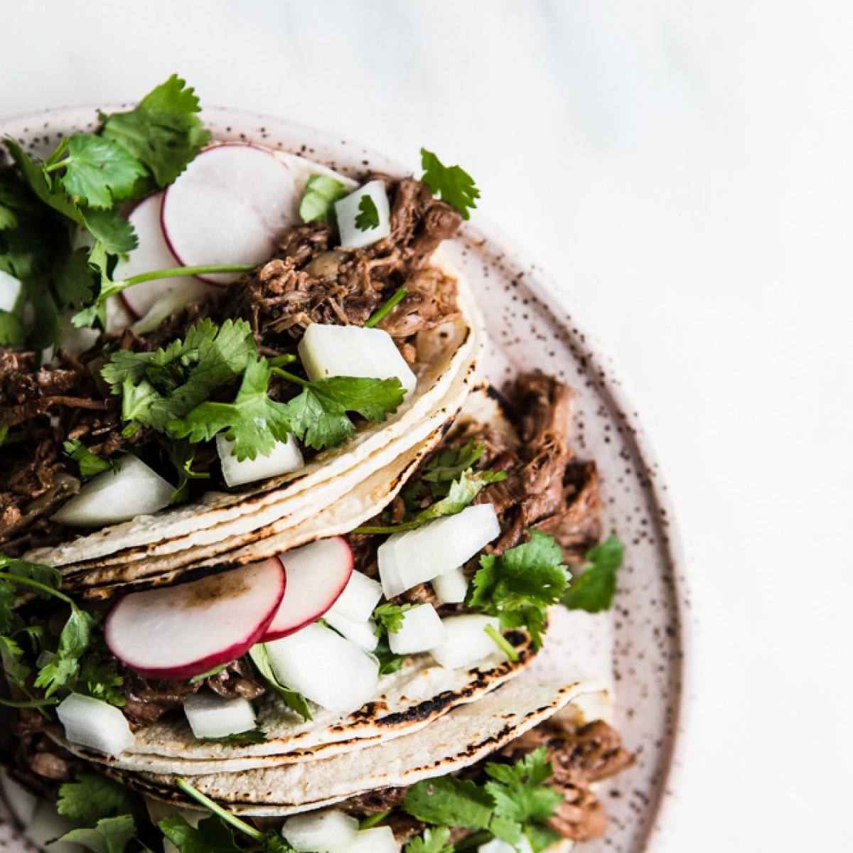 慢炖巴巴可牛肉卷饼-绞碎的牛肉食谱