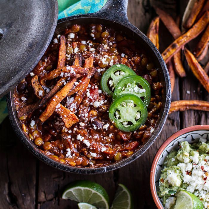 辣黑豆和扁豆辣椒