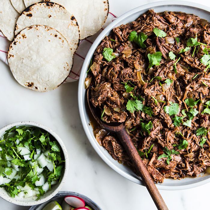 Barbacoa牛肉炸玉米饼