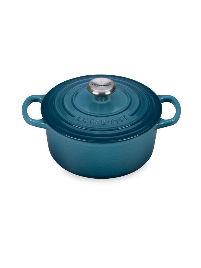 2夸脱签名圆形铸铁荷兰烤箱