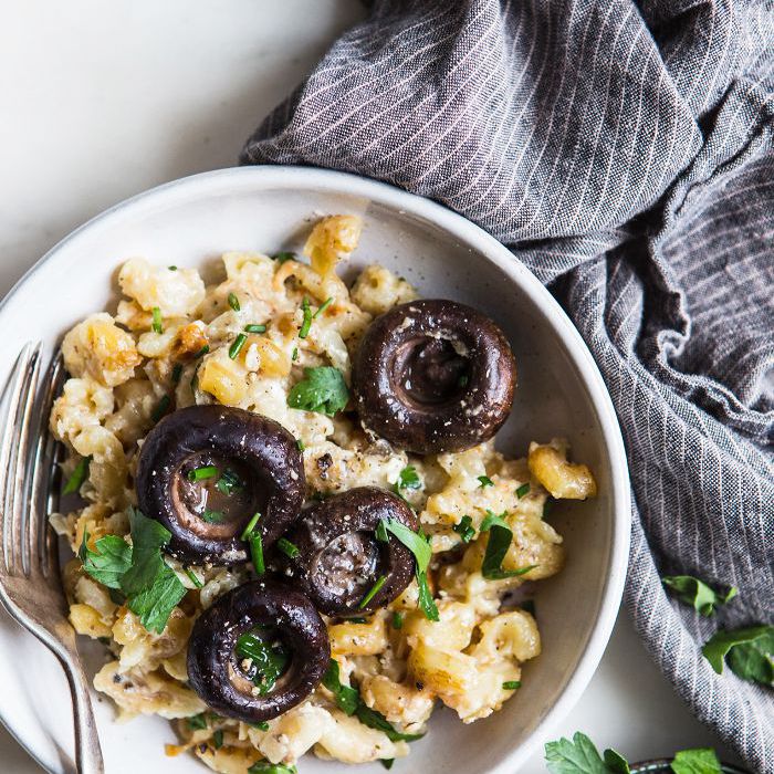 慢炖锅蘑菇MACñ奶酪“class=