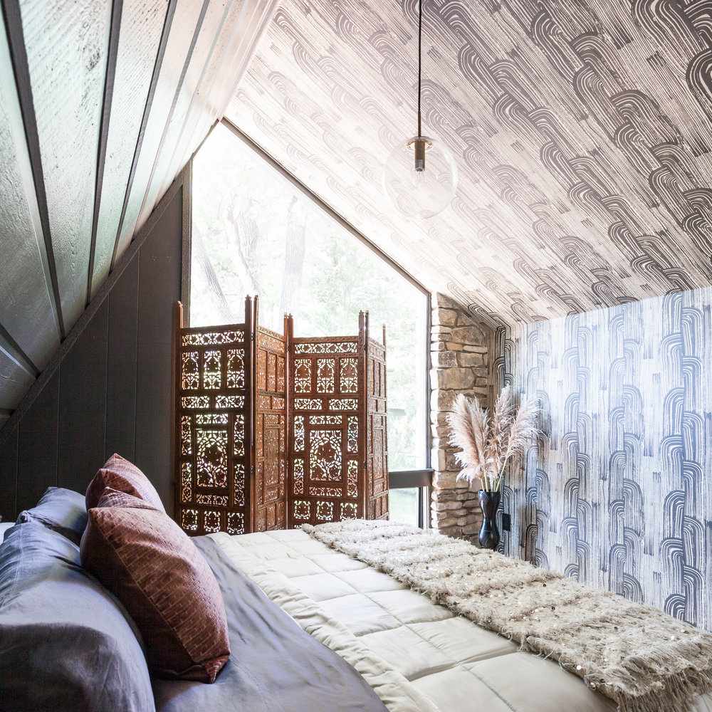 卧室天花板壁纸