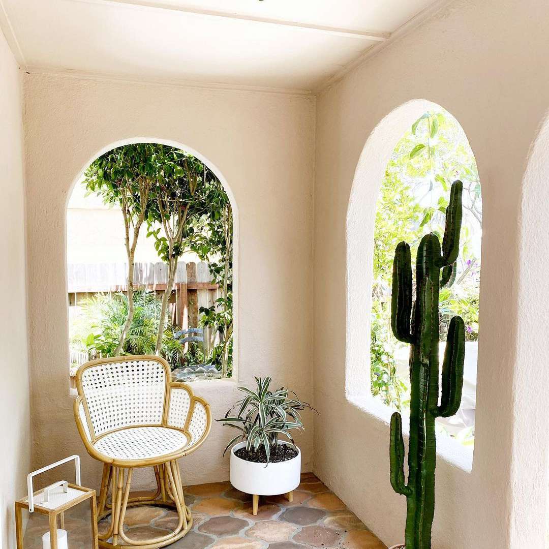 小露台与仙人掌