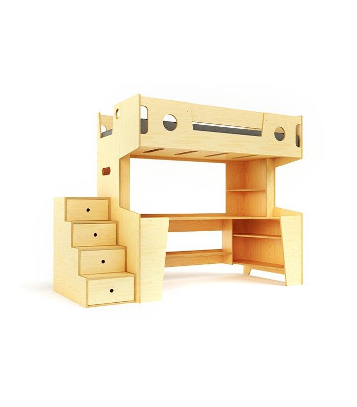 Casa Kids Marino阁楼床带楼梯