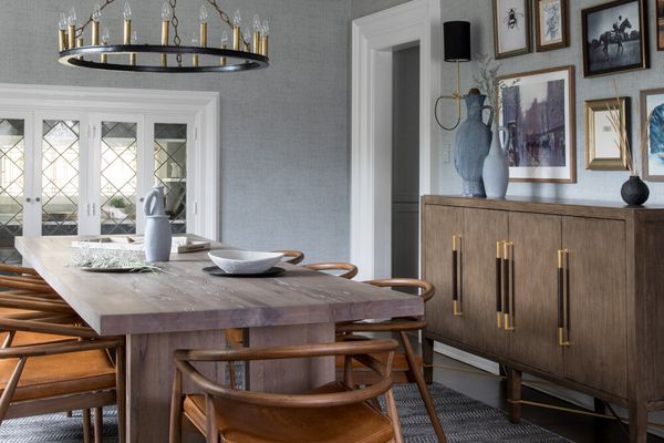 Midcantury男性用餐室