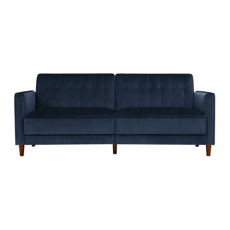 水银行imani天鹅绒敞篷沙发