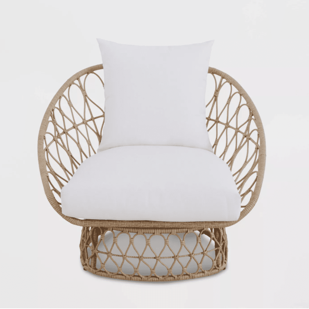 布里安娜天井Papasan旋转椅- Opalhouse