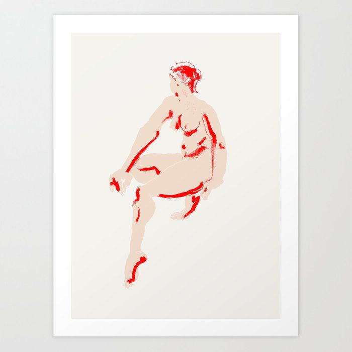 裸体艺术III打印由sanGulina