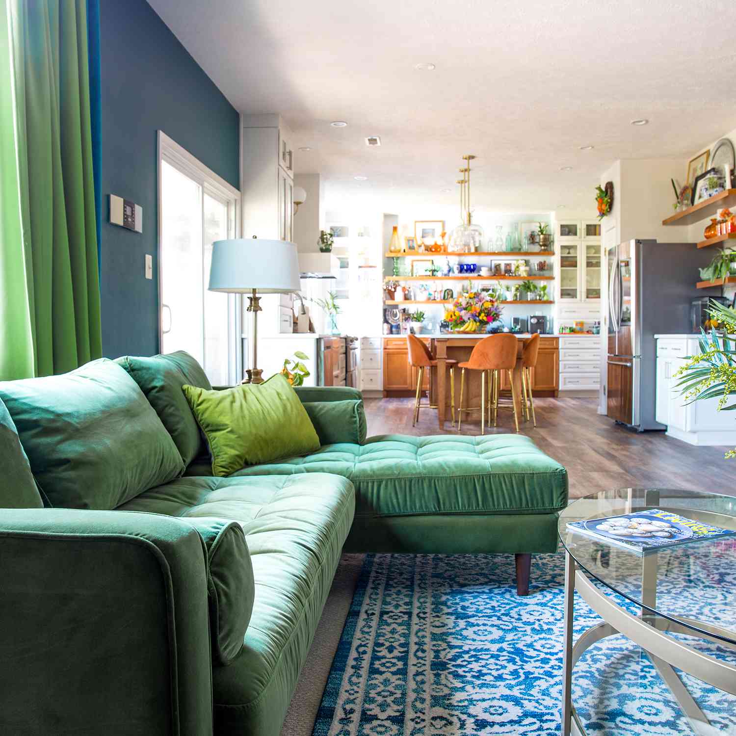 卡萨·沃特金斯生活-波西米亚式的客厅