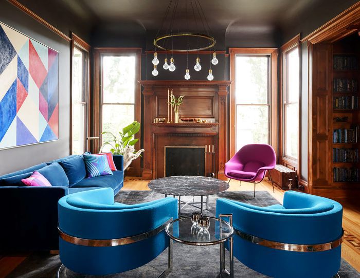 到本世纪中叶现代客厅装饰