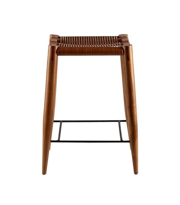 Nahla鞍皮革柜台凳24